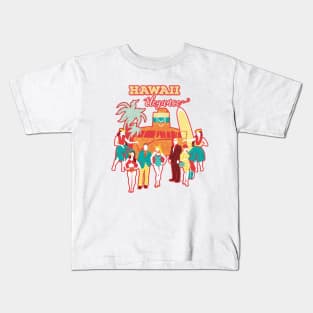 Hawaii elegance in action Kids T-Shirt